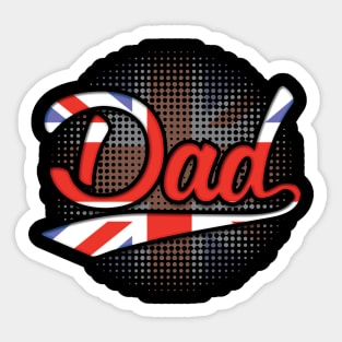 British Dad - Gift for British From Great Britain Sticker